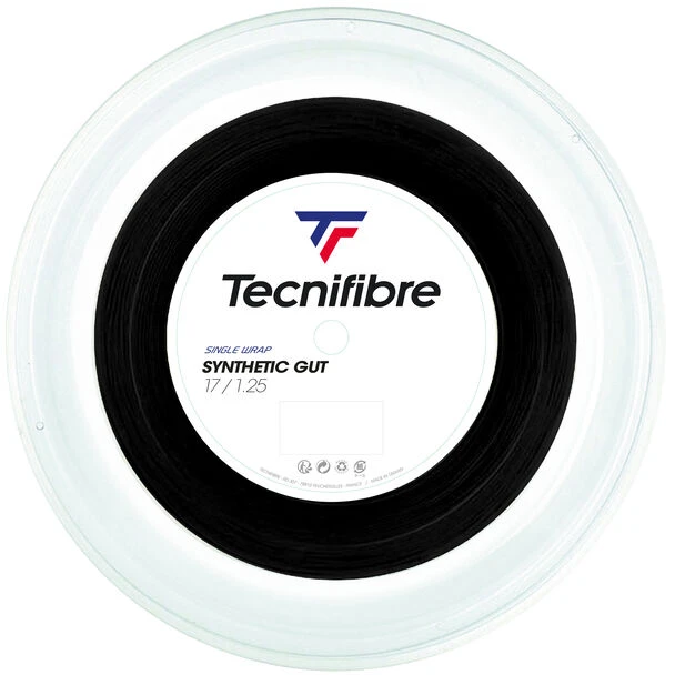 Tecnifibre Synthetic Gut Tennissaite Rolle 3 Tecnifibre Synthetic Gut Tennissaite Rolle