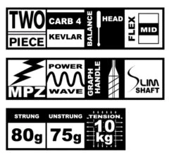 Talbot Torro Isoforce 1011 Badmintonschläger -Schlägerausrüstung Geschäft 1791 2