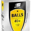 Sunflex Tischtennis Bälle 1-Stern Weiß 6er -Schlägerausrüstung Geschäft 21603 TT 1SternBall VP