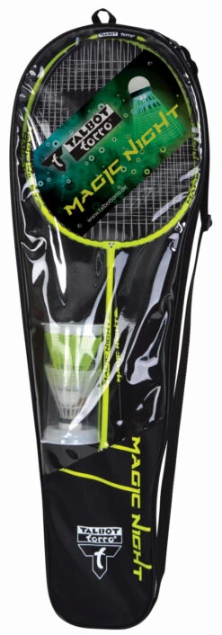 Talbot Torro Badminton-Set Magic Night -Schlägerausrüstung Geschäft 449405 MagicNight Set Verpackung web