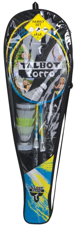 Talbot Torro Badminton Family Set -Schlägerausrüstung Geschäft 449415 Family Set Verpackung web