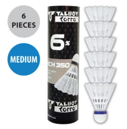 Talbot Torro Tech 350 Nylonfederball, 6er Dose