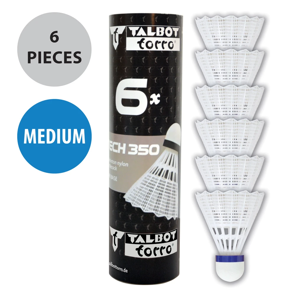 Talbot Torro Tech 350 Nylonfederball, 6er Dose 3 Talbot Torro Tech 350 Nylonfederball, 6er Dose
