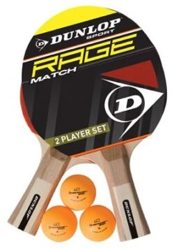 Dunlop Tischtennis-Set Rage Match