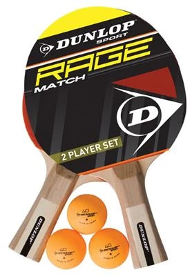 Dunlop Tischtennis-Set Rage Match 3 Dunlop Tischtennis-Set Rage Match