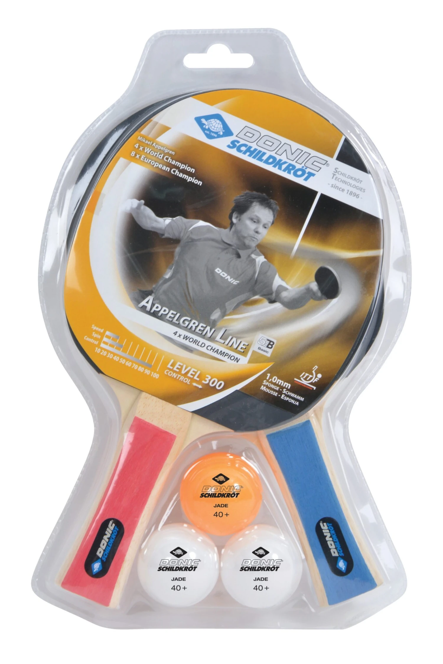 Tischtennis-Set Donic Schildkröt Appelgren Line Level 300 4 Tischtennis-Set Donic Schildkröt Appelgren Line Level 300 – Bild 2