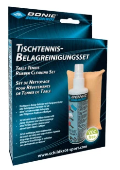 Donic Schildkröt Tischtennis-Belag-Reinigungsset -Schlägerausrüstung Geschäft 828529 Reinigungsset 3