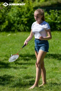 Schildkröt Federball Set 4-Player -Schlägerausrüstung Geschäft 970904 FederballSet 4Player Image 5 mit Logo