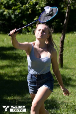 Talbot Torro Premium Badminton-Set 2-Fighter Pro -Schlägerausrüstung Geschäft B07PLJV663 PT01