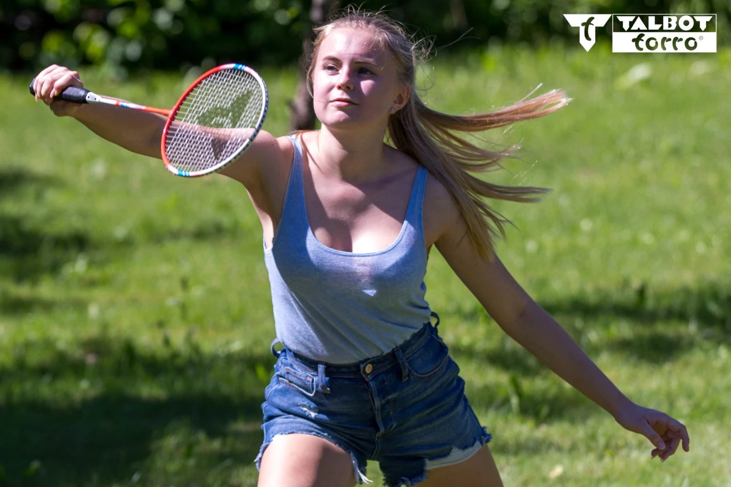 Talbot Torro Premium Badminton Set 4 Fighter 5 Talbot Torro Premium Badminton Set 4 Fighter – Bild 3