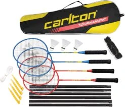 Carlton Tournament 4er Badminton Set
