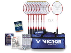 Badminton Schulsport-Set Victor Allround-Set